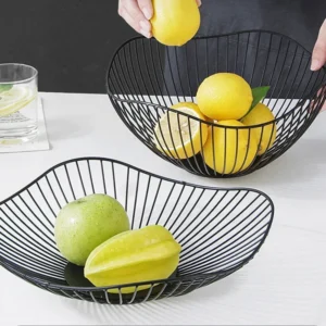 Iron Storage Basket Organizer