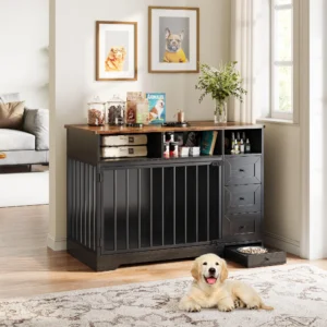 48-Inch Farmhouse Dog Crate Furniture