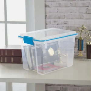 20-Quart Clear Latch Storage Bin